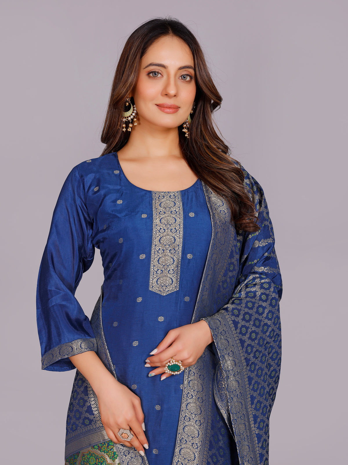Ameeta Silk Kamiz &amp; Pant