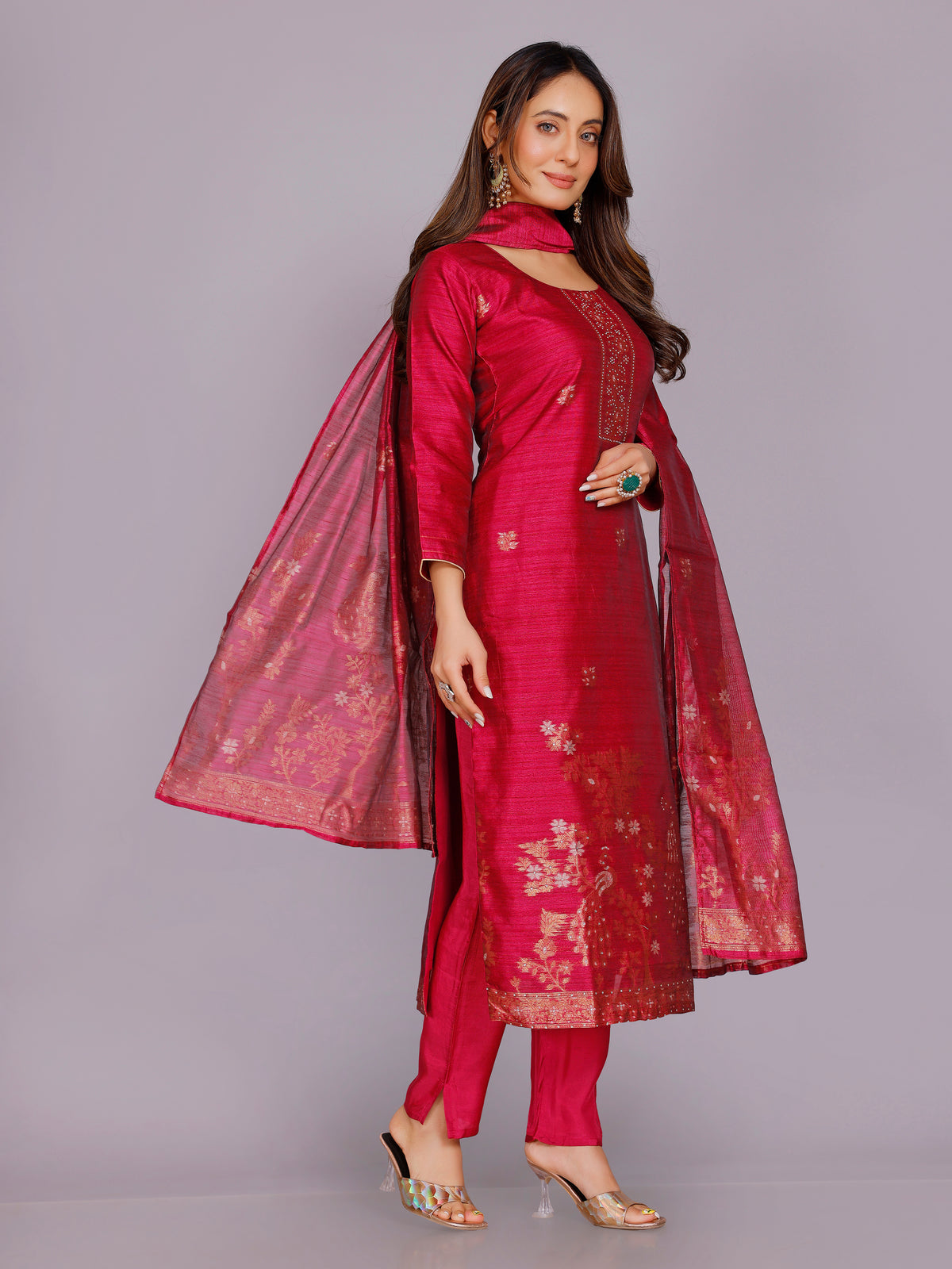 Kesar Silk Suit Set