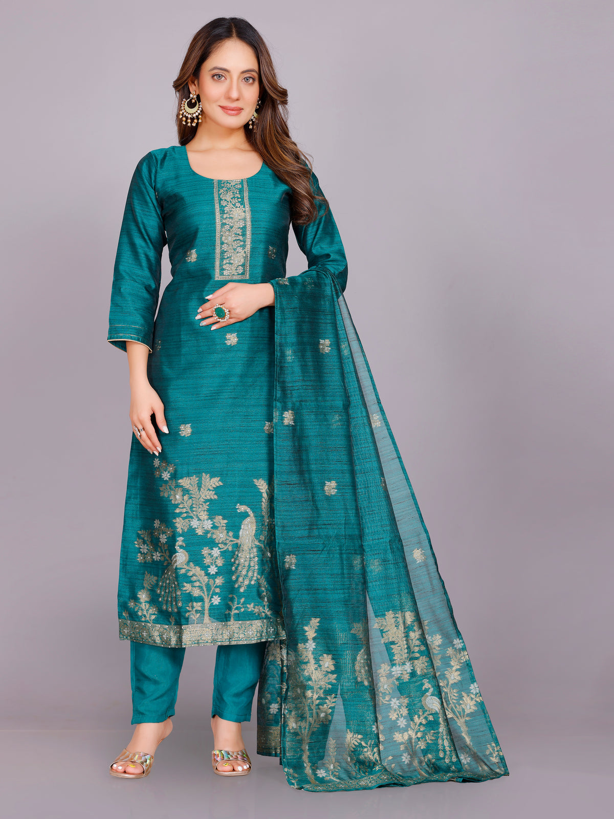 Kesar Silk Suit Set