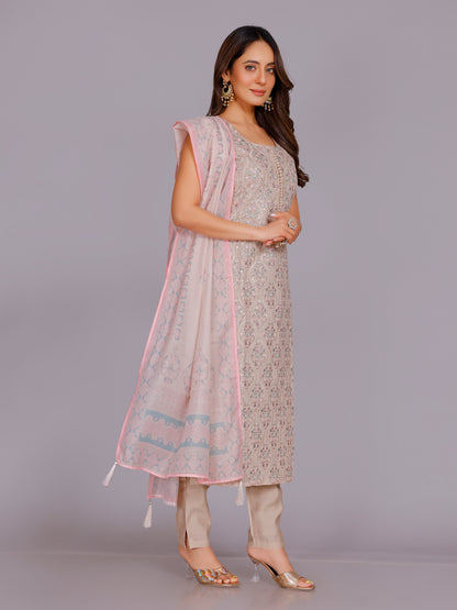 Rahi Silk Resham Work Suit