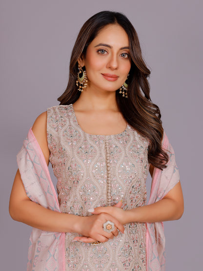 Rahi Silk Resham Work Suit