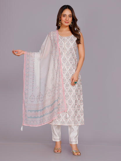 Rahi Silk Resham Work Suit