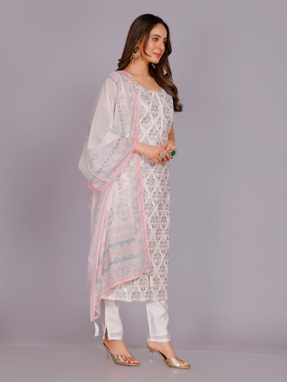 Rahi Silk Resham Work Suit