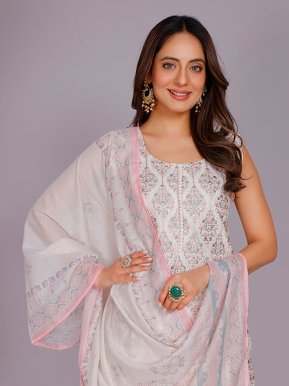 Rahi Silk Resham Work Suit