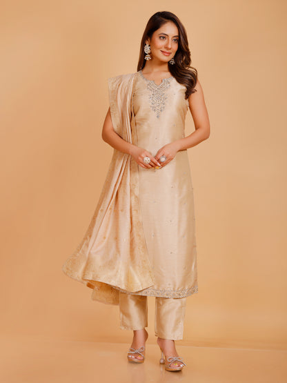 Rashi Silk Straight Kamiz &amp; Pant