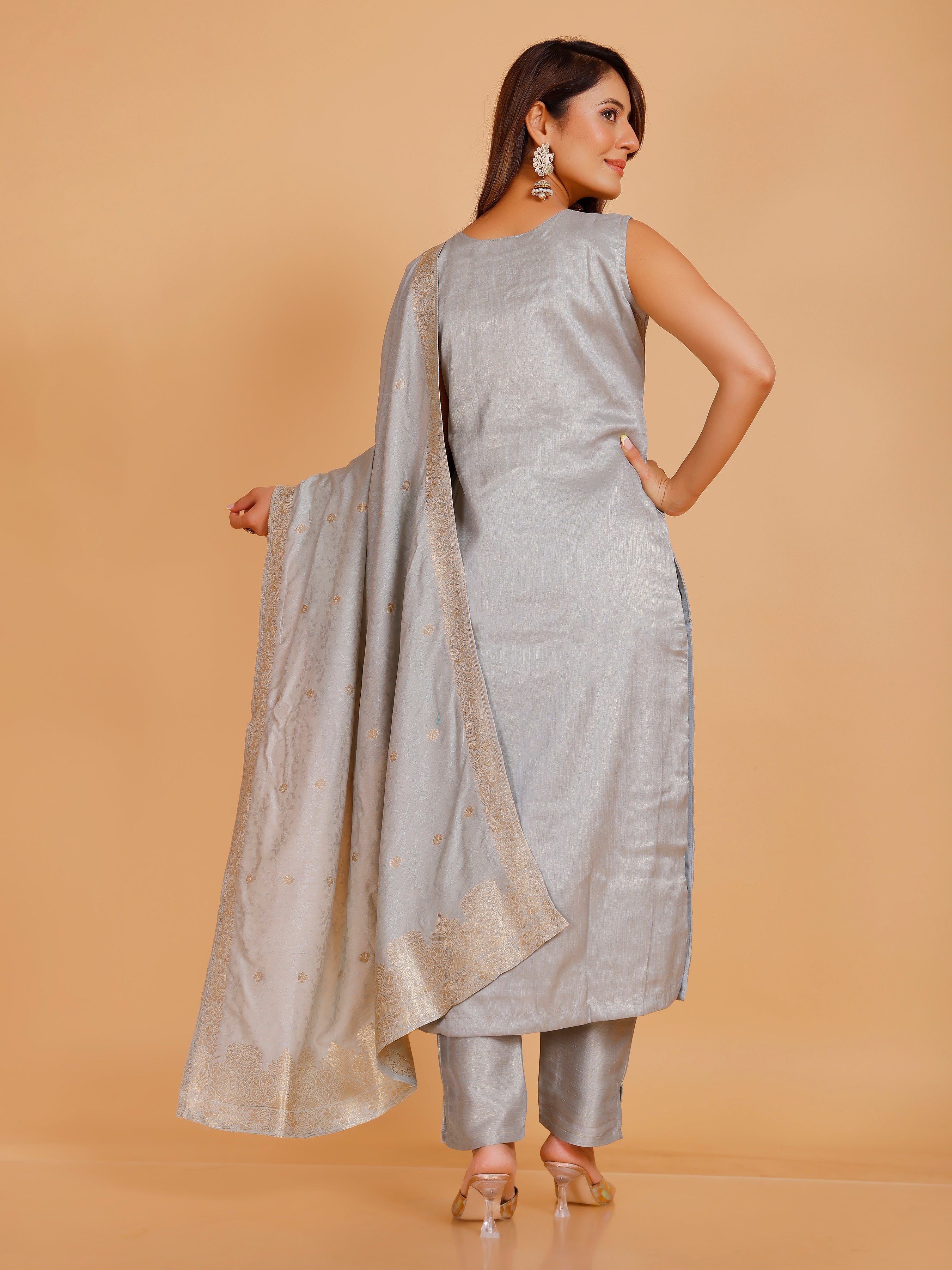 Rashi Silk Straight Kamiz &amp; Pant