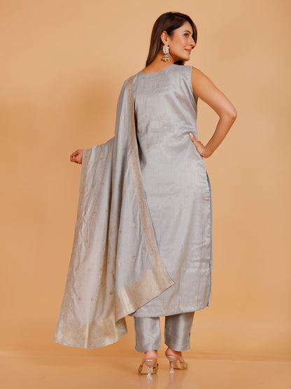 Rashi Silk Straight Kamiz &amp; Pant