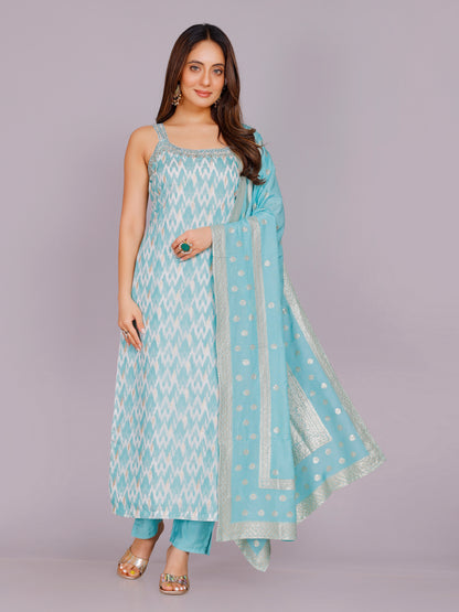 Anwesha Silk Straight Suit