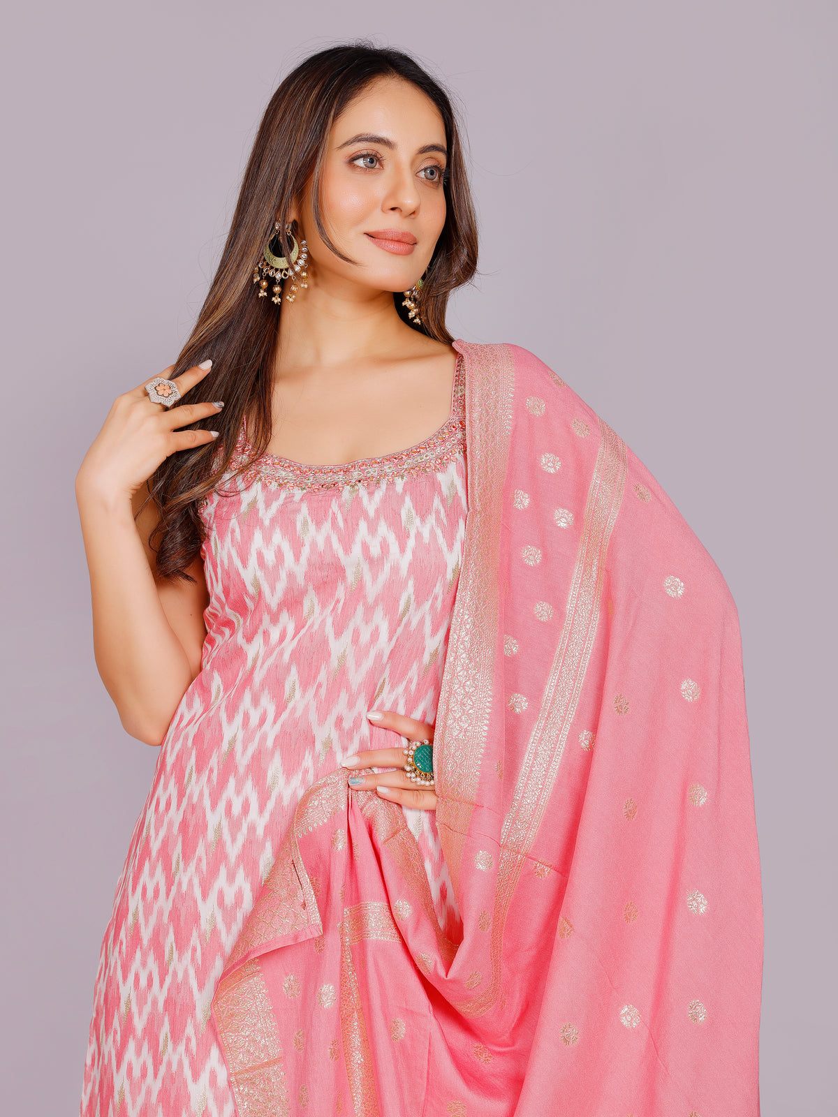 Anwesha Silk Straight Suit