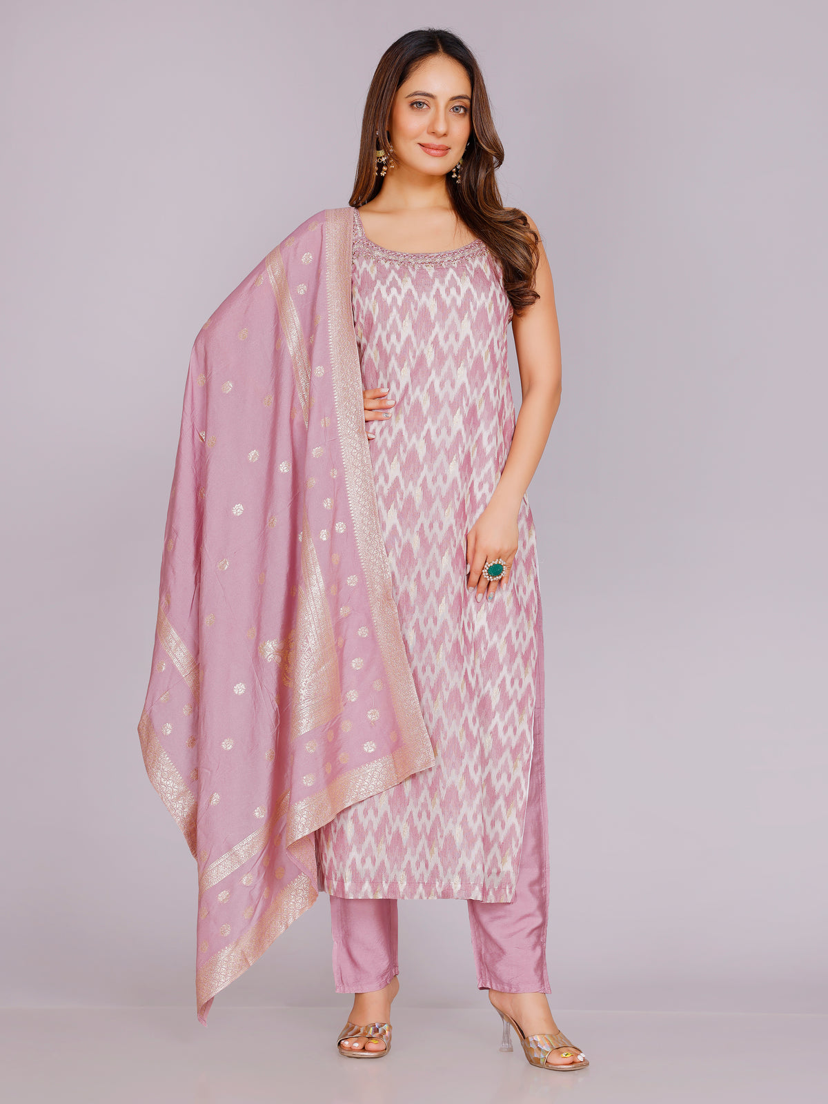 Anwesha Silk Straight Suit