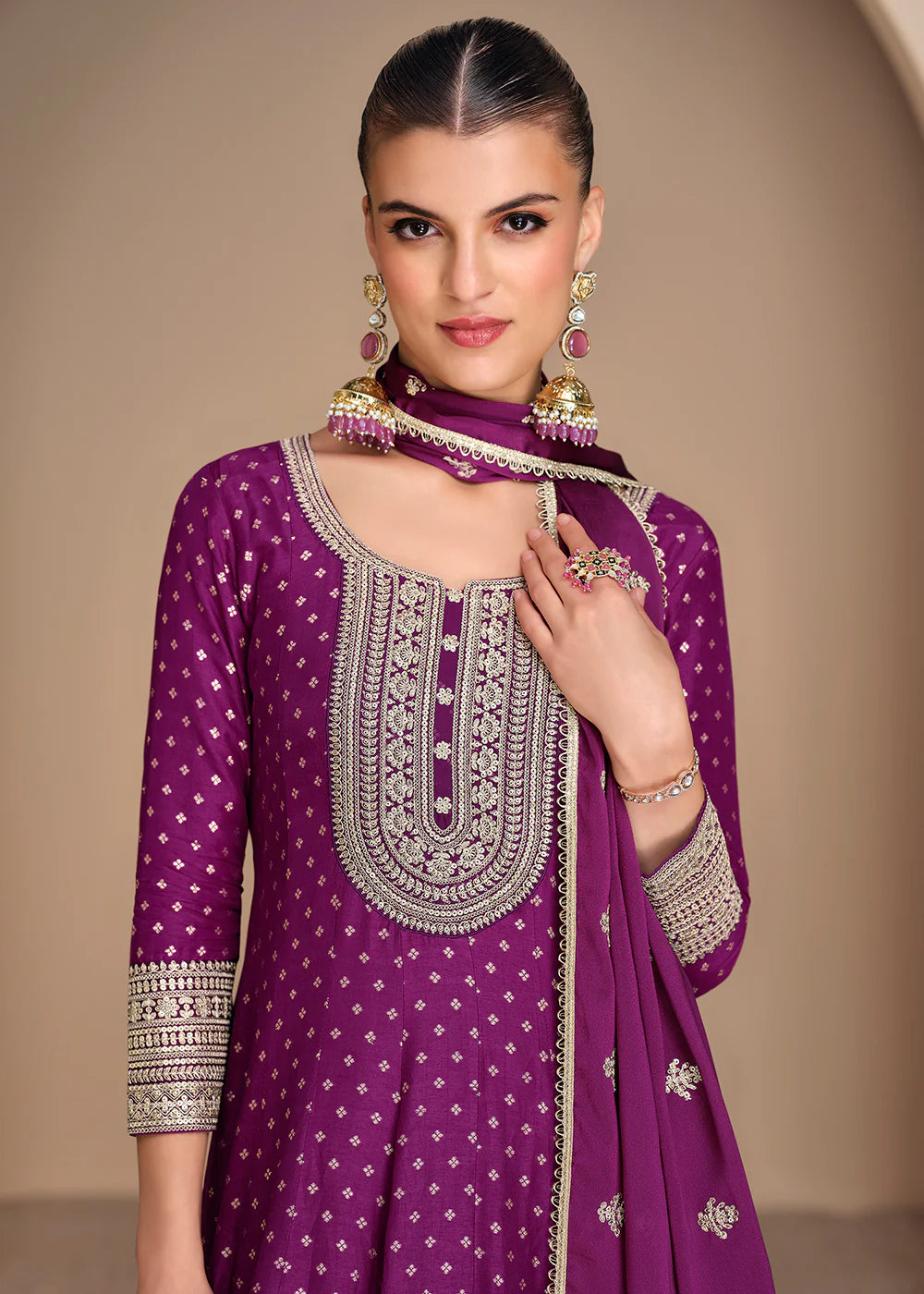 Noor Gown With Dupatta
