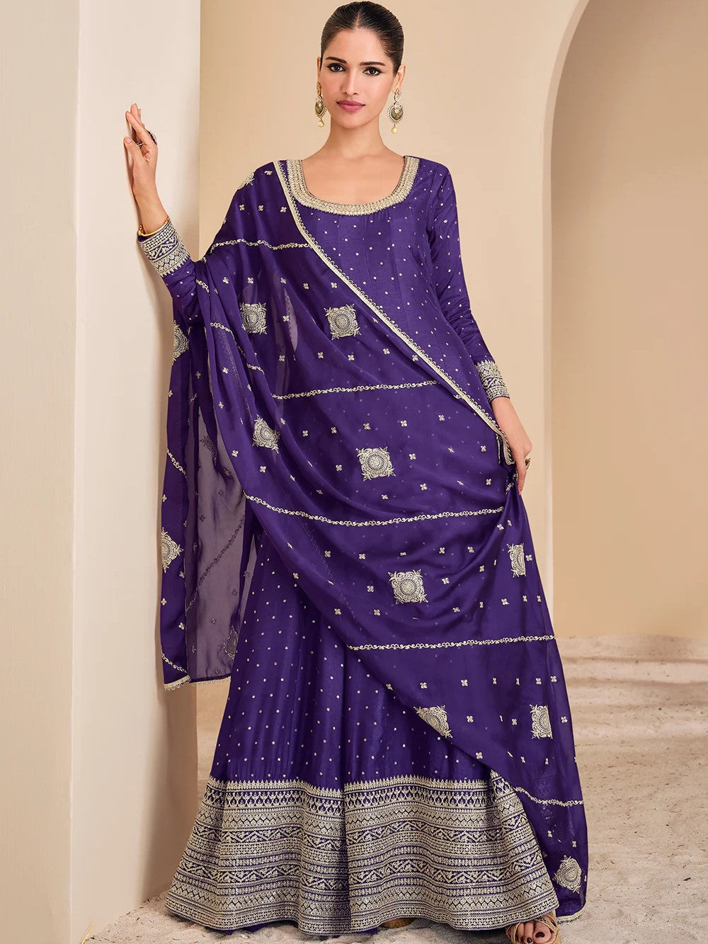 Noor Gown With Dupatta