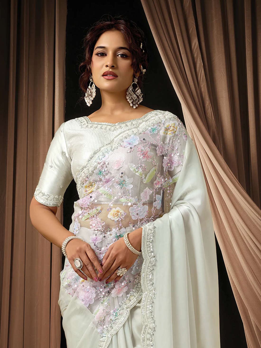Aakriti Silk &amp; Net Saree