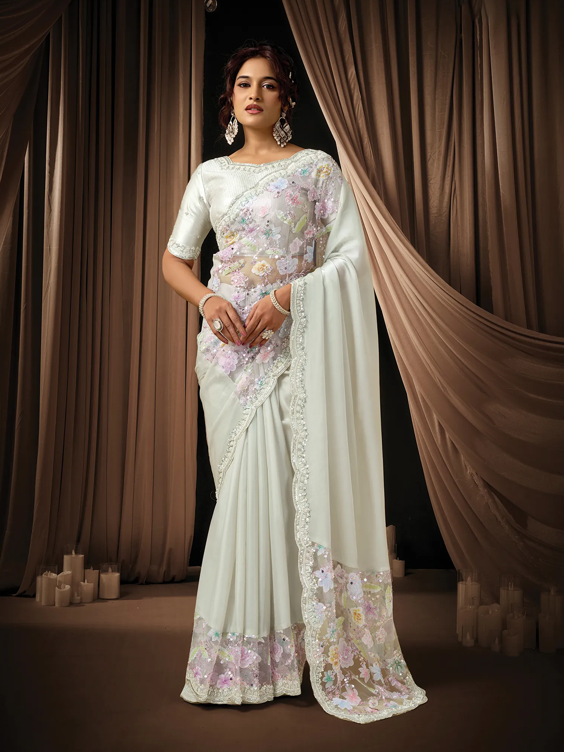 Aakriti Silk &amp; Net Saree