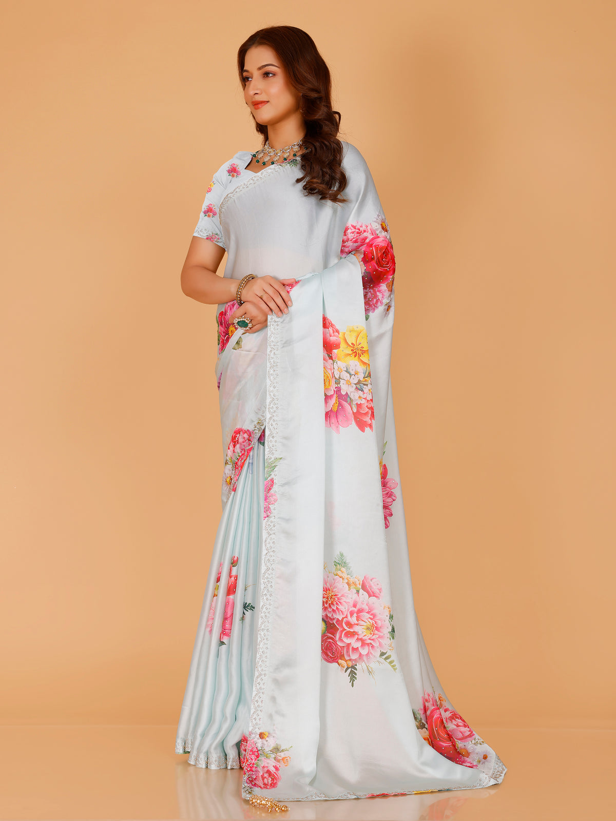 Mishka Silk Printed Saree