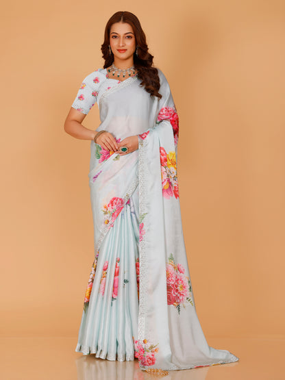 Mishka Silk Printed Saree