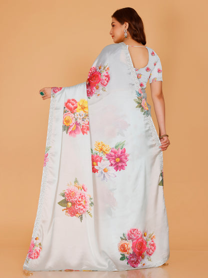 Mishka Silk Printed Saree