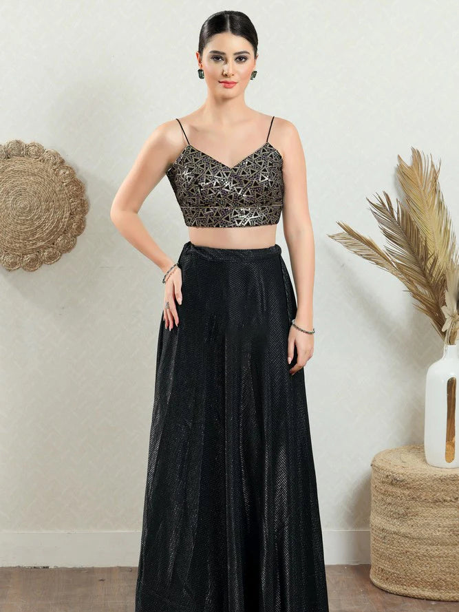Sequence Work Fancy Blouse - Roop Darshan