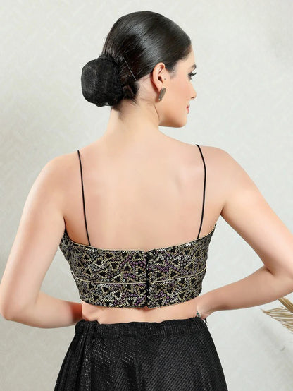 Sequence Work Fancy Blouse - Roop Darshan