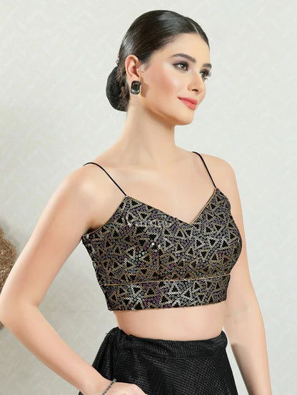 Sequence Work Fancy Blouse - Roop Darshan