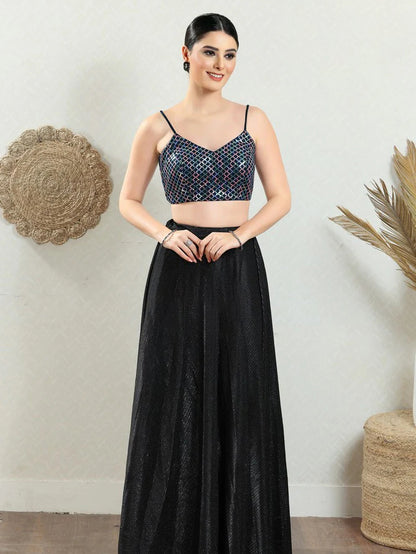 Sequence Work Fancy Blouse - Roop Darshan