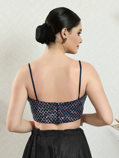 Sequence Work Fancy Blouse - Roop Darshan