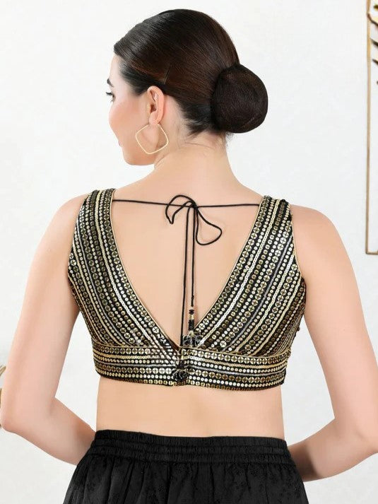 Sequence Work Fancy Blouse - Roop Darshan