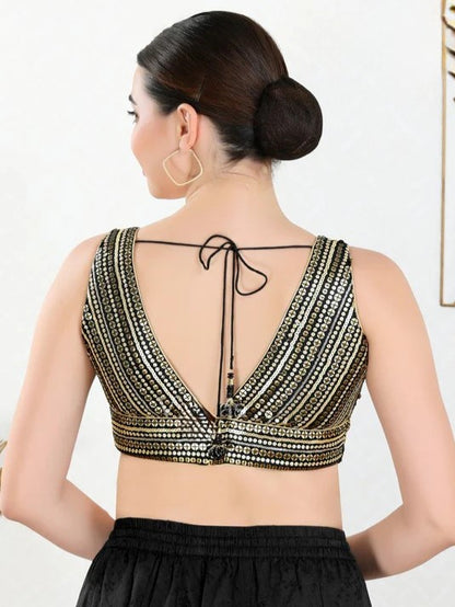 Sequence Work Fancy Blouse - Roop Darshan