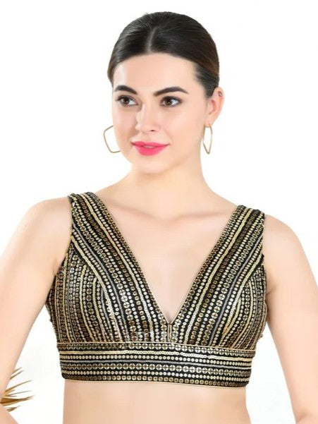 Sequence Work Fancy Blouse - Roop Darshan