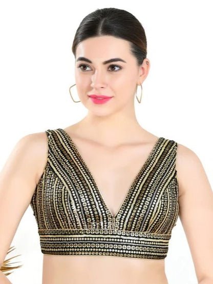Sequence Work Fancy Blouse - Roop Darshan