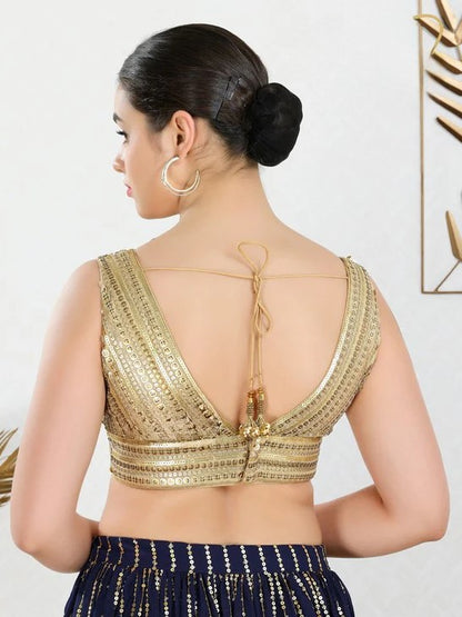 Sequence Work Fancy Blouse - Roop Darshan