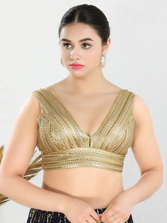Sequence Work Fancy Blouse - Roop Darshan