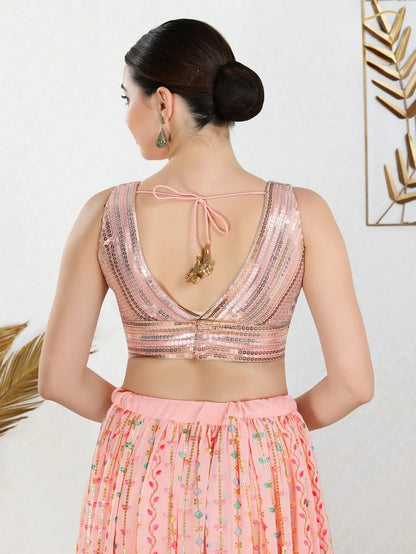 Sequence Work Fancy Blouse - Roop Darshan