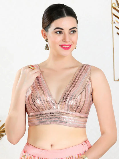 Sequence Work Fancy Blouse - Roop Darshan