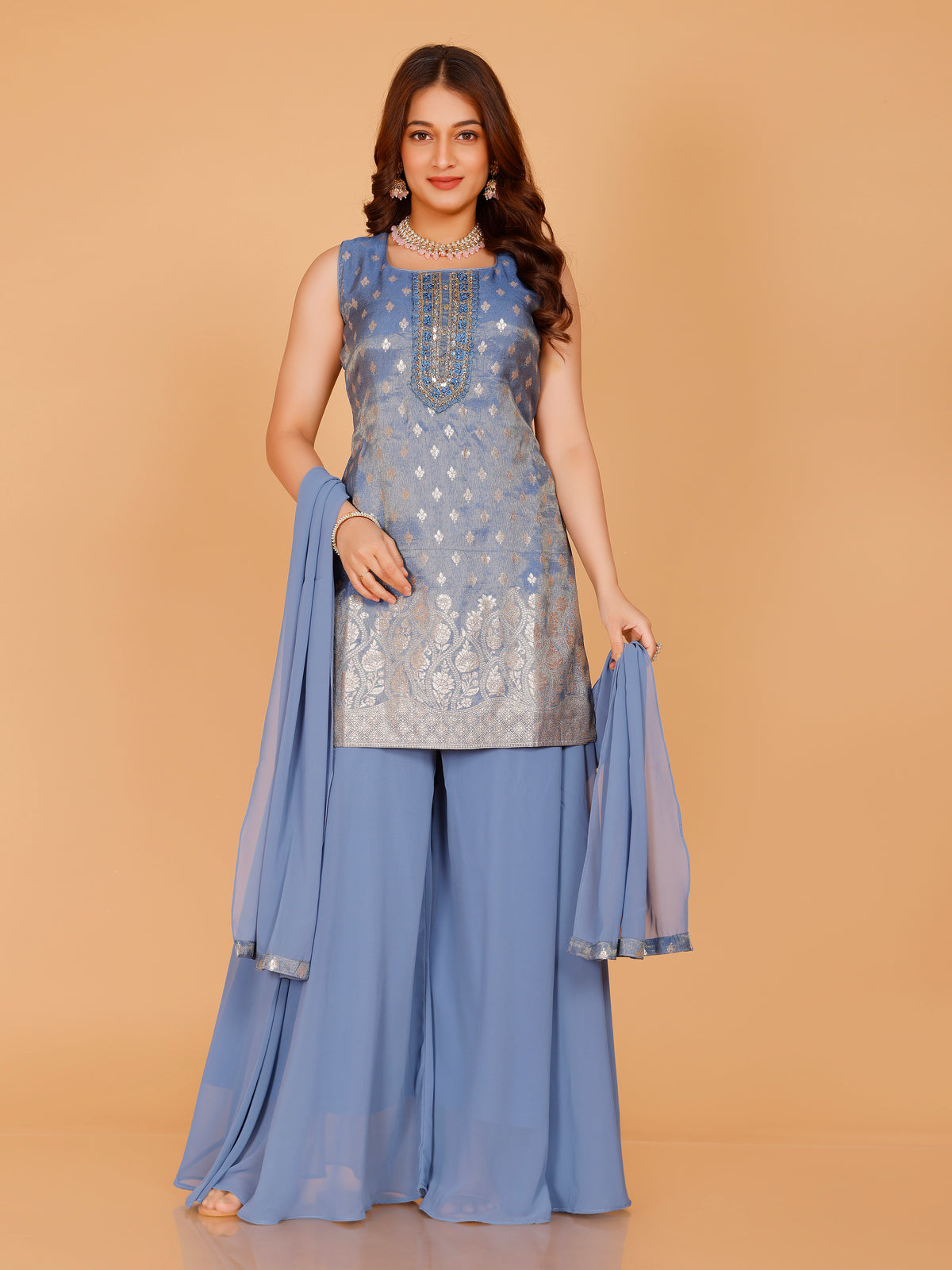 Shanaya Silk Zari Suit
