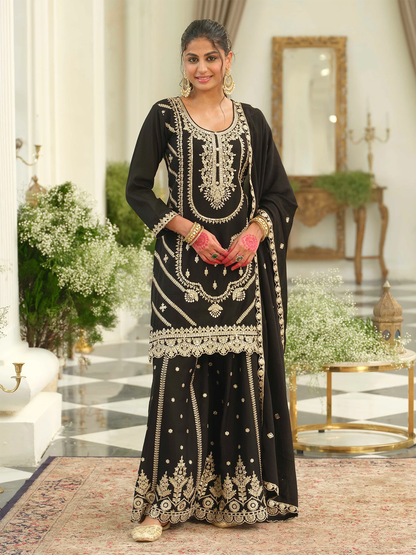 Leena Silk Palazzo Suit