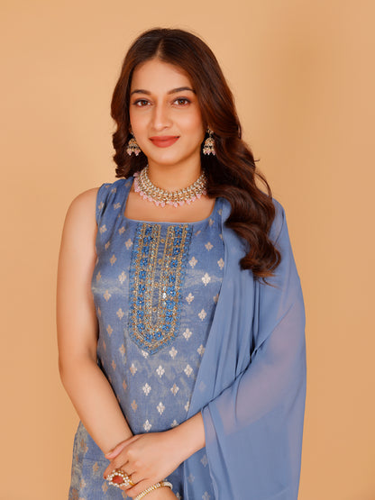 Shanaya Silk Zari Suit