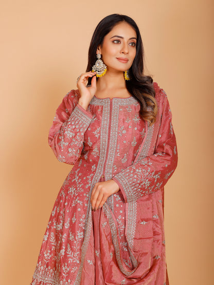 Kareena Flair Palazzo Suit - Roop Darshan