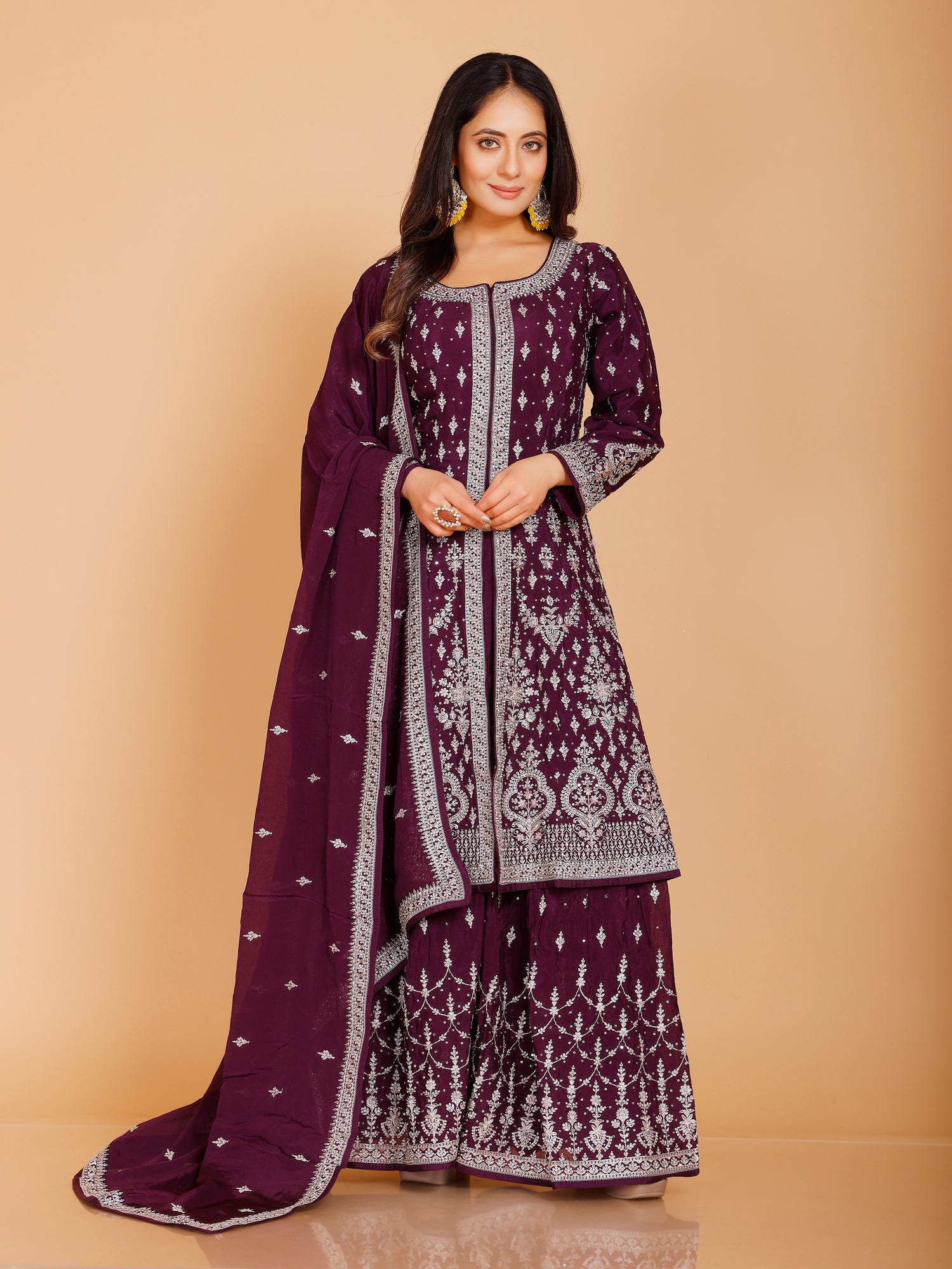 Daina Flair Palazzo Suit - Roop Darshan