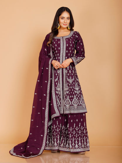 Daina Flair Palazzo Suit - Roop Darshan