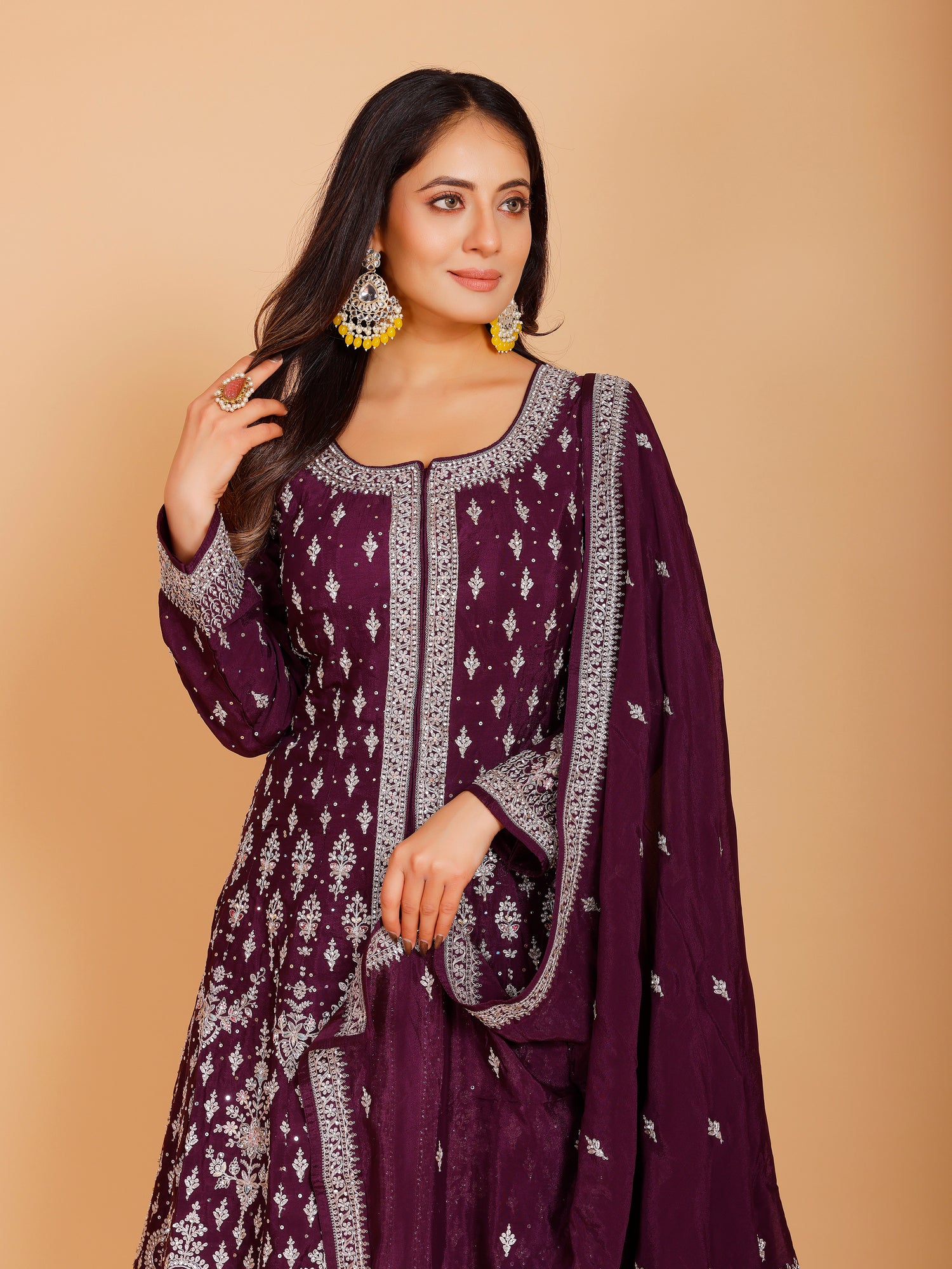 Daina Flair Palazzo Suit - Roop Darshan