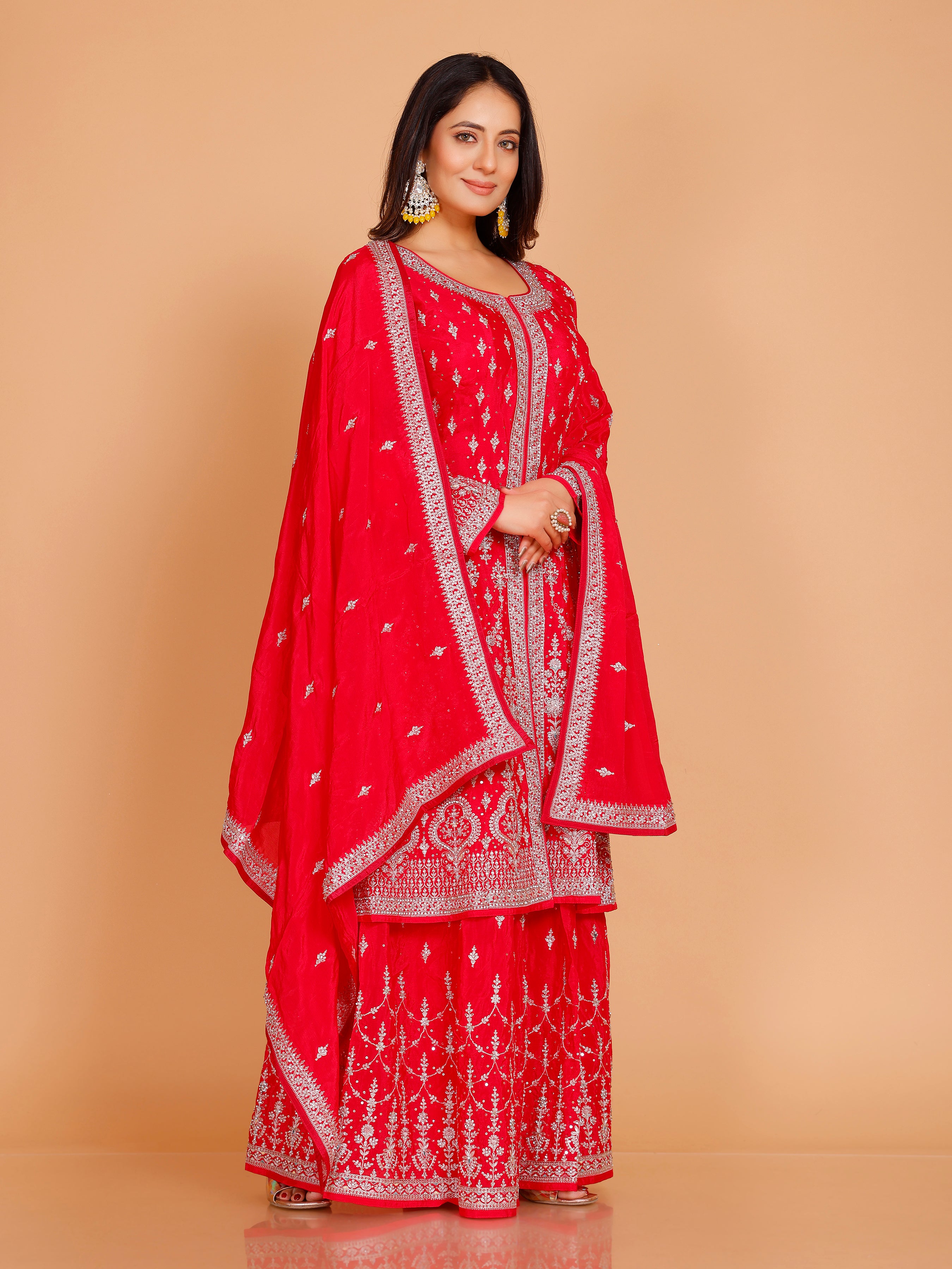 Daina Flair Palazzo Suit - Roop Darshan