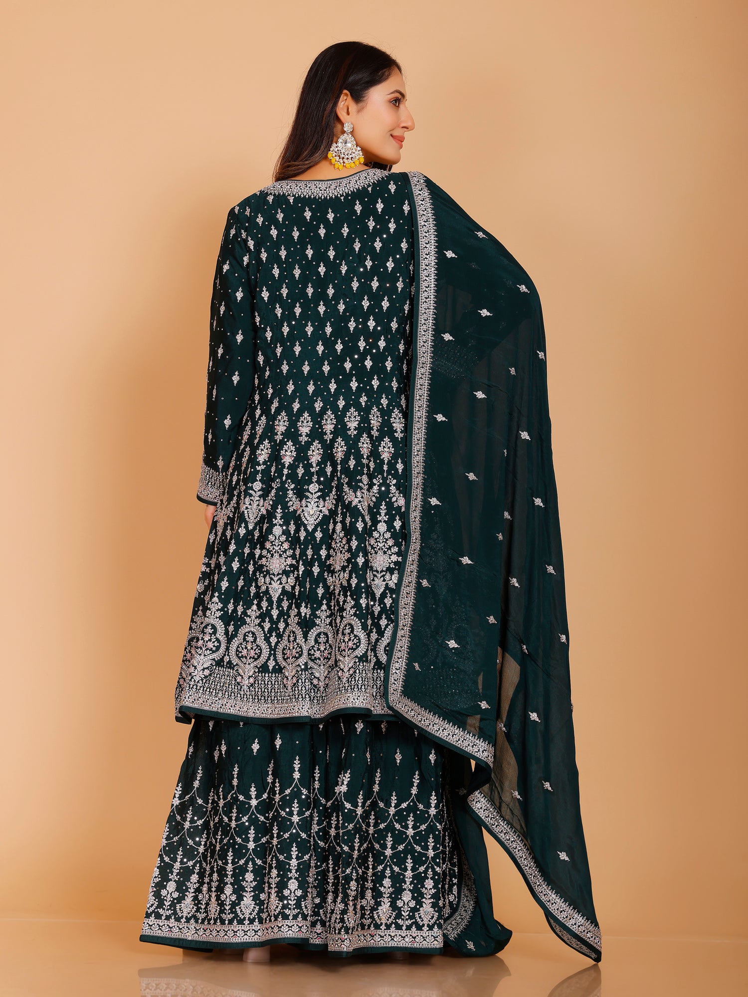 Daina Flair Palazzo Suit - Roop Darshan