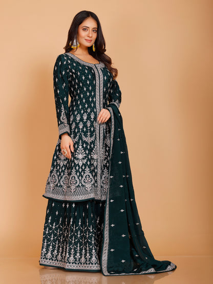Daina Flair Palazzo Suit - Roop Darshan