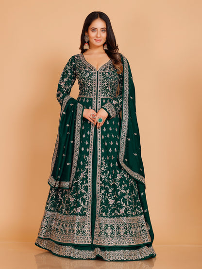 Ziya Long Top Lehenga - Roop Darshan