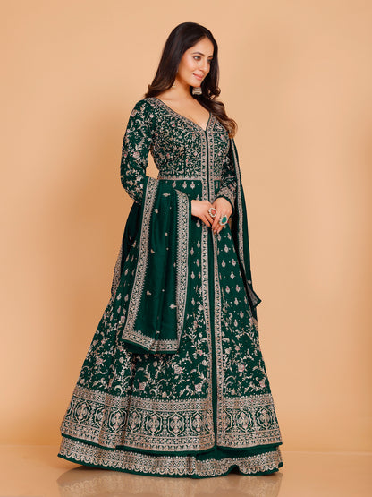 Ziya Long Top Lehenga - Roop Darshan