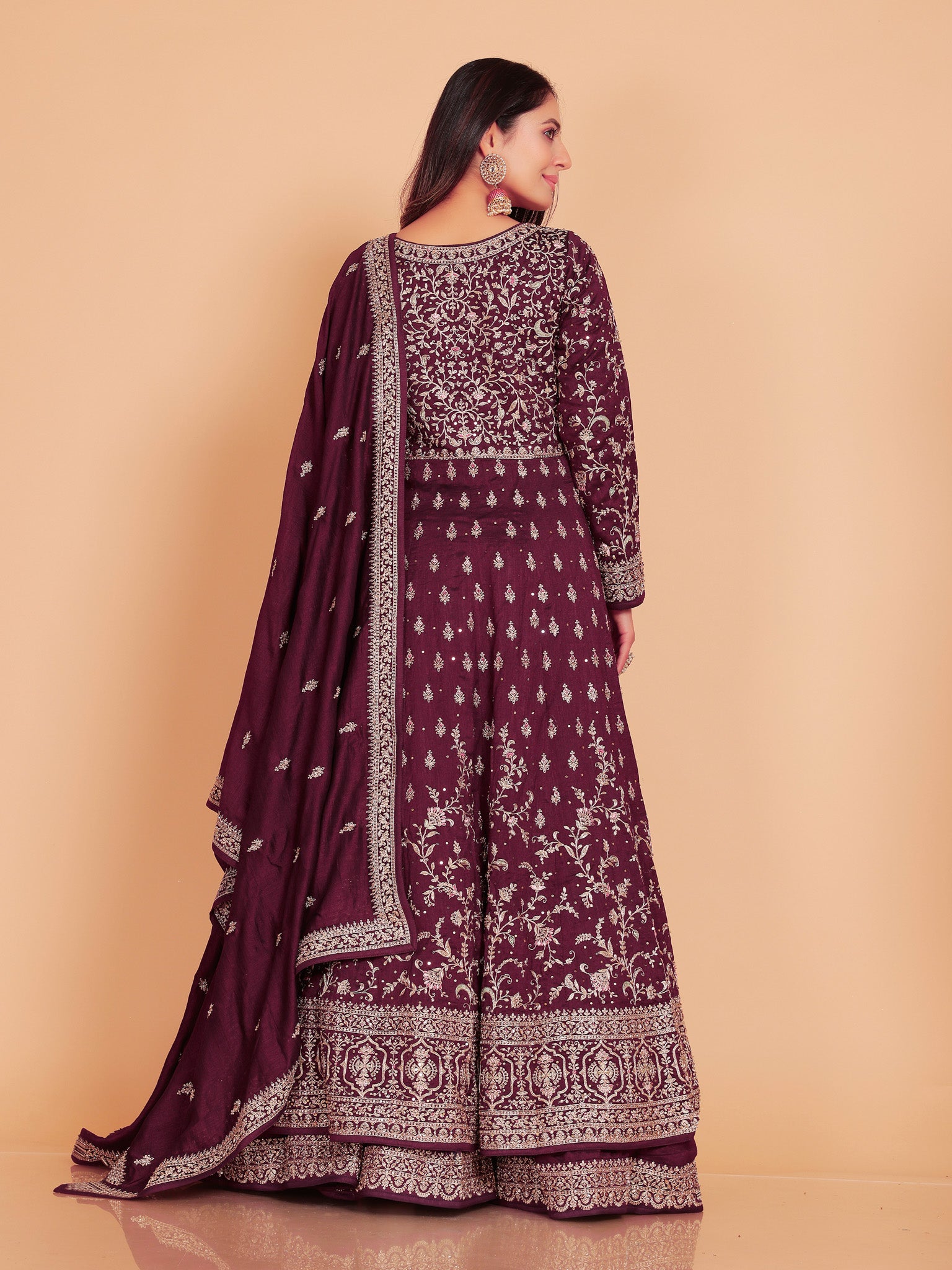 Ziya Long Top Lehenga - Roop Darshan