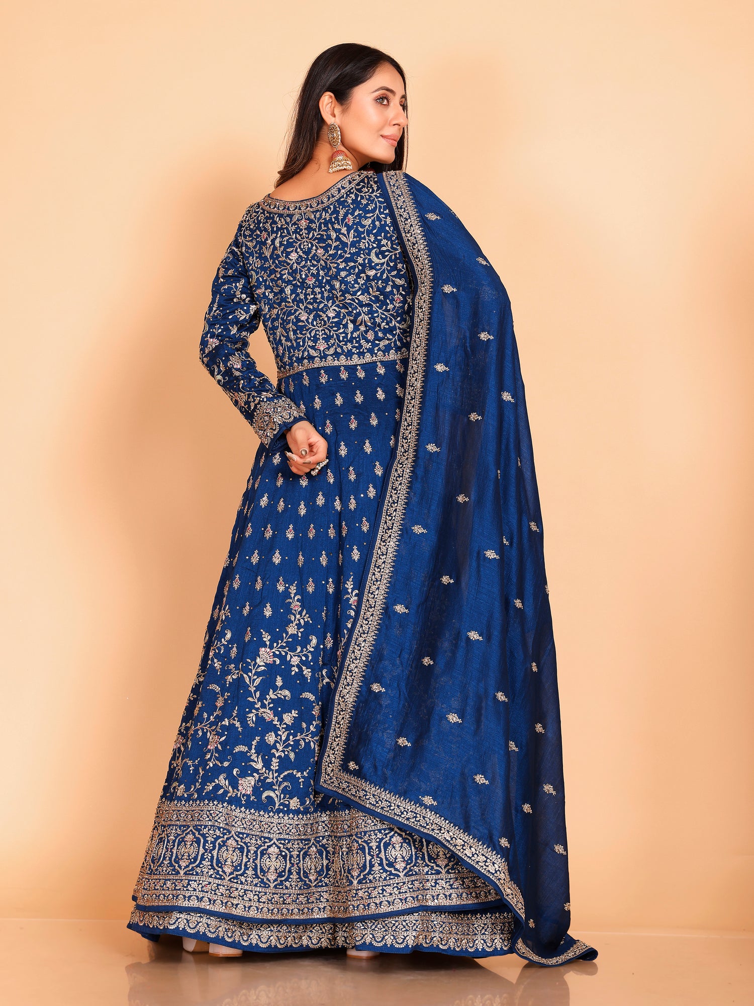 Ziya Long Top Lehenga - Roop Darshan