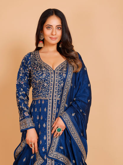 Ziya Long Top Lehenga - Roop Darshan