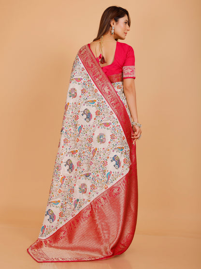 Ramya Silk Embroidered Saree